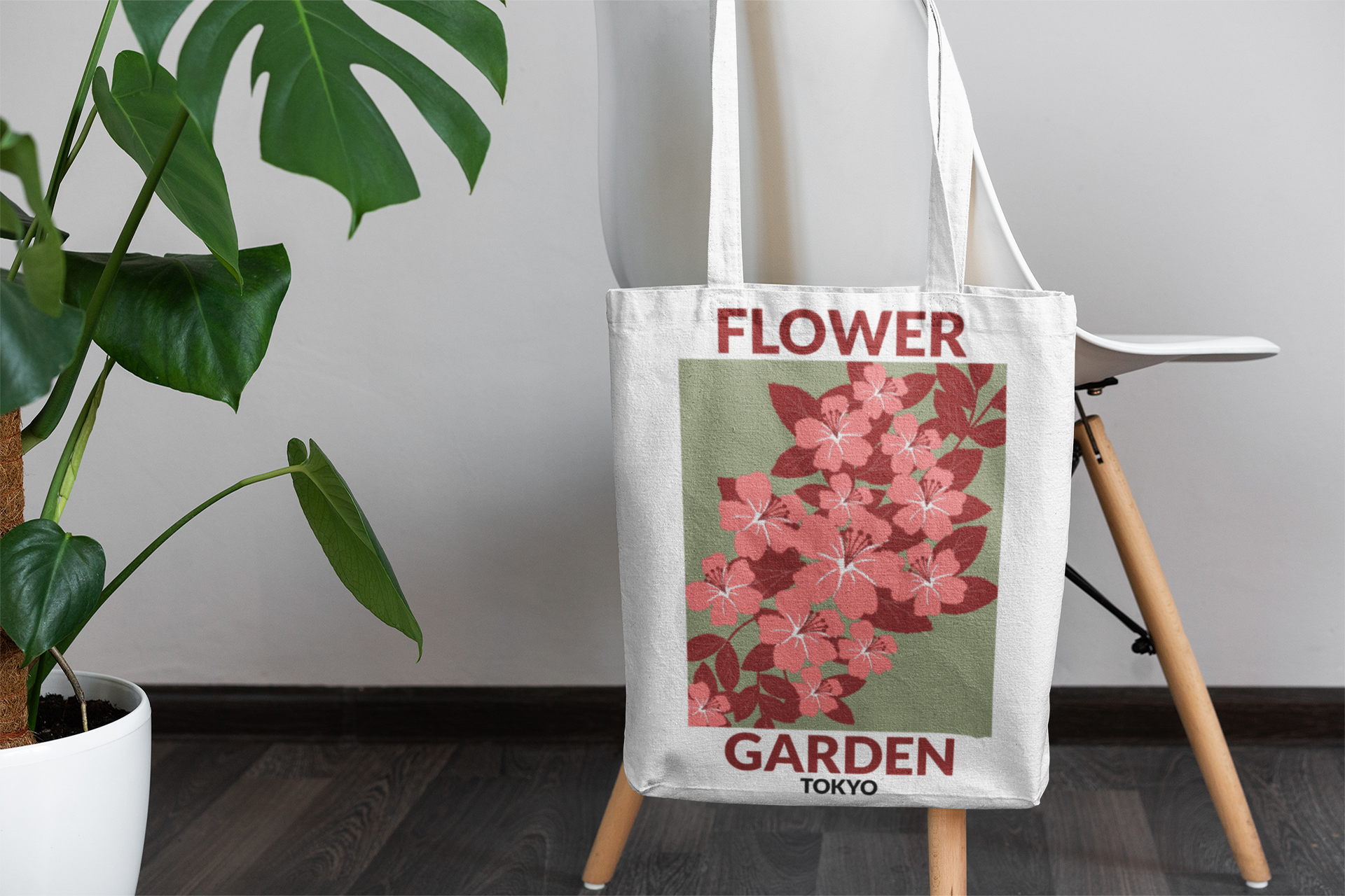 Garden Bag with White Flower online