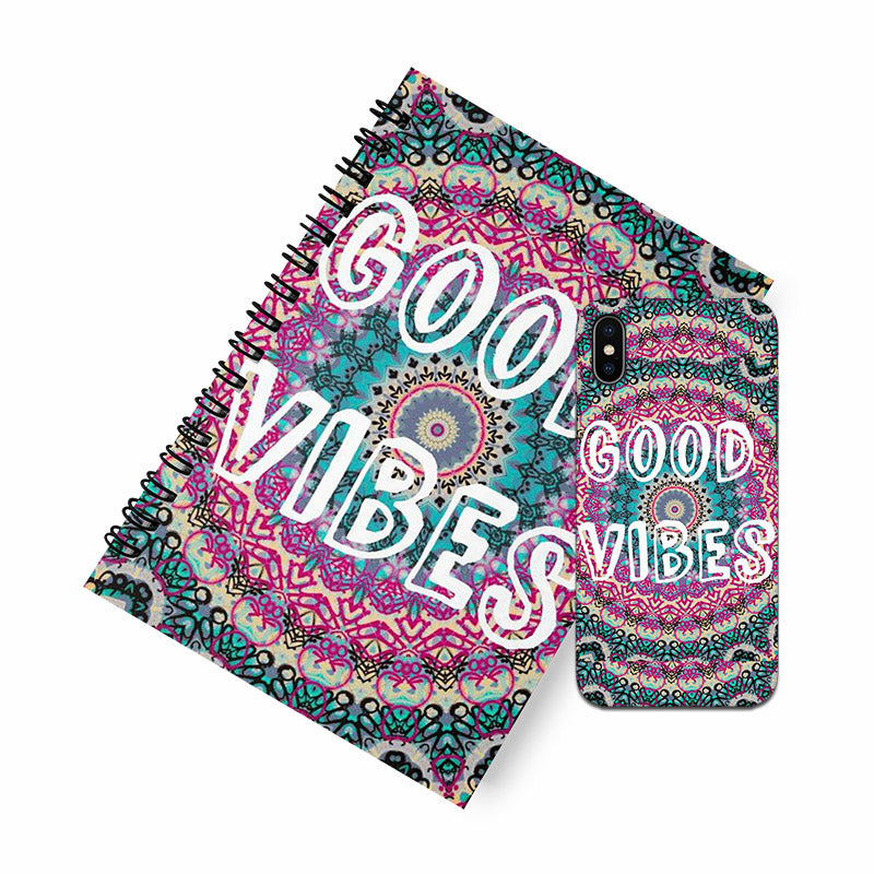 what a vibe - limitless line spiral journal
