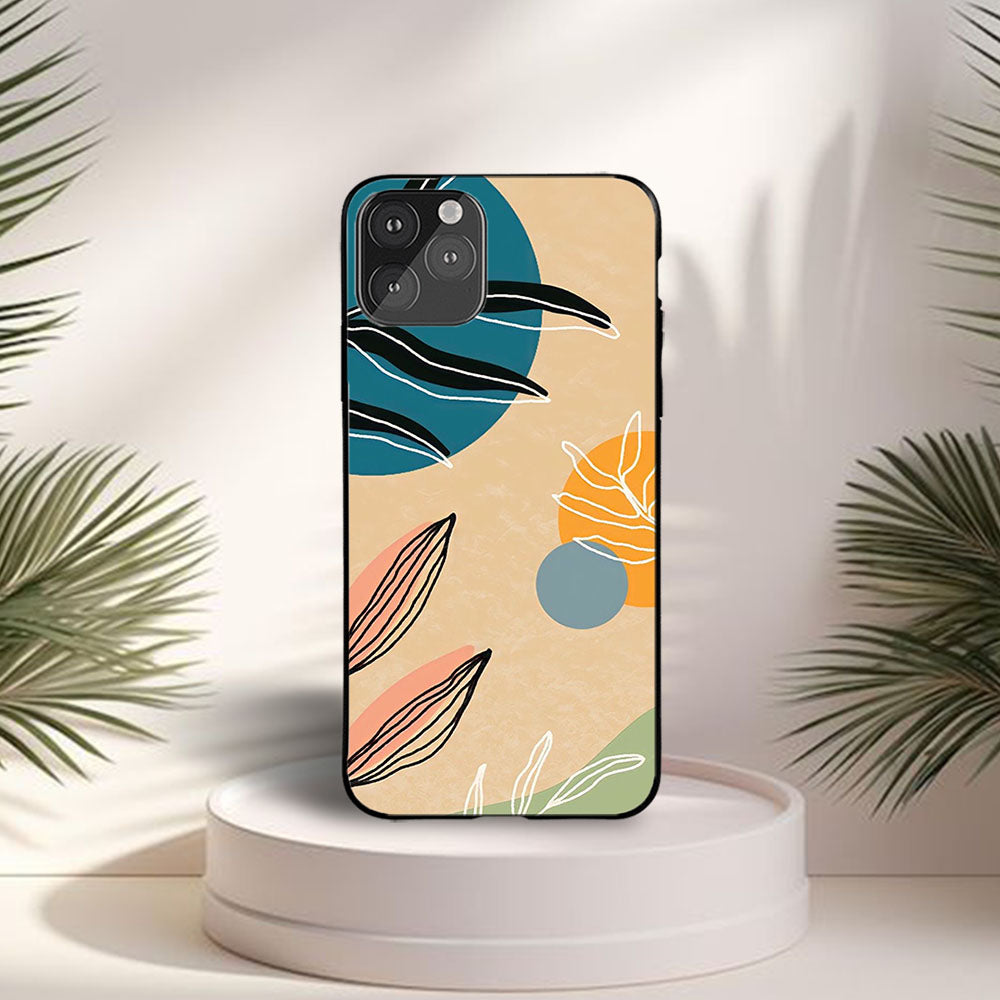 Aesthetic Leaf Pattern Case