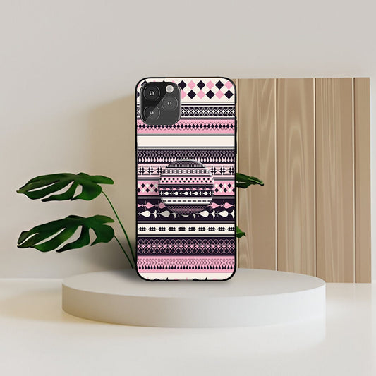 Gripper Case With Pink Pattern