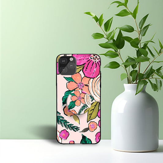 Gripper Case With Colorful flowers