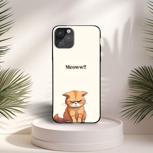 Angry Meow Printed Protective Case