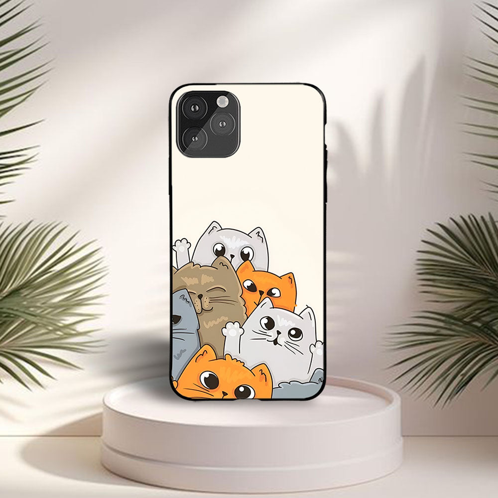 Cats Printed Protective Case