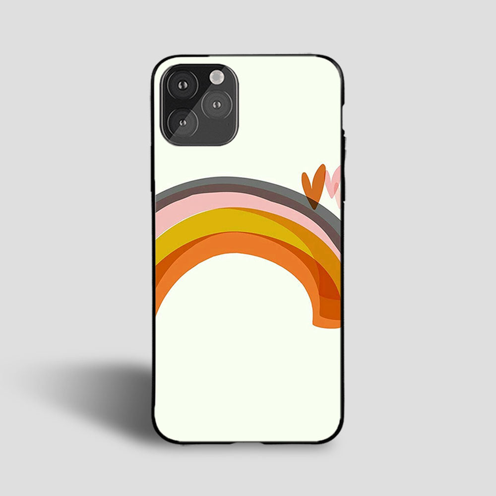 Rainbow Heart Printed Case