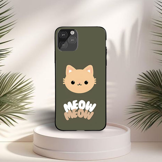 Meow Meow Printed Protective Case