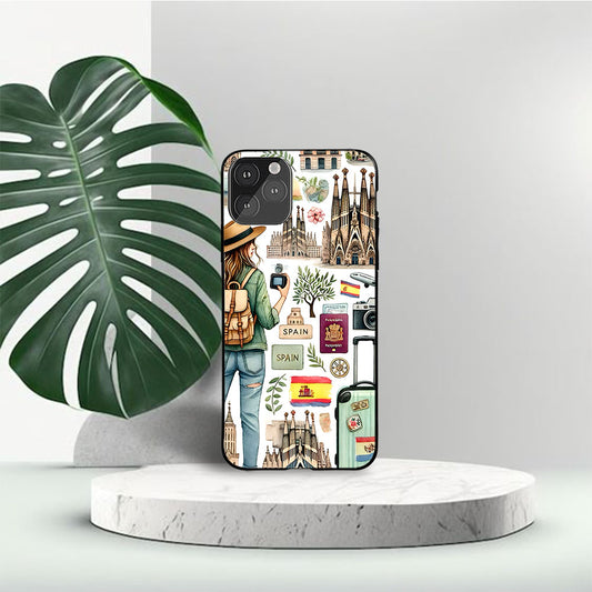 Travel Girl Printed Phone Case