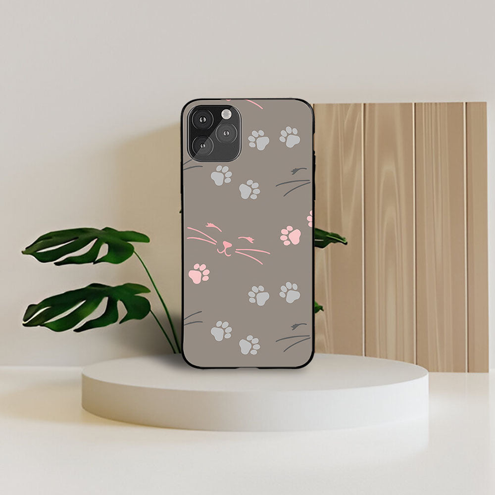 Cats & Paws Printed Protective Case