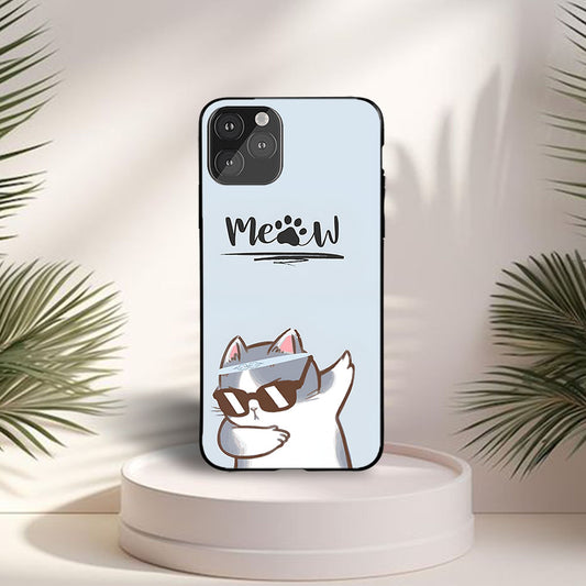 Dancing Meow Printed Protective Case