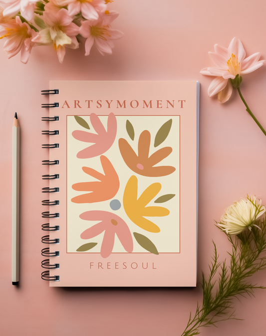 Artsy Moment Freesoul A5 Spiral Notebook