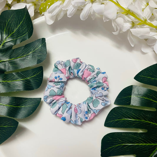 Floral Printed Cotton Scrunchies