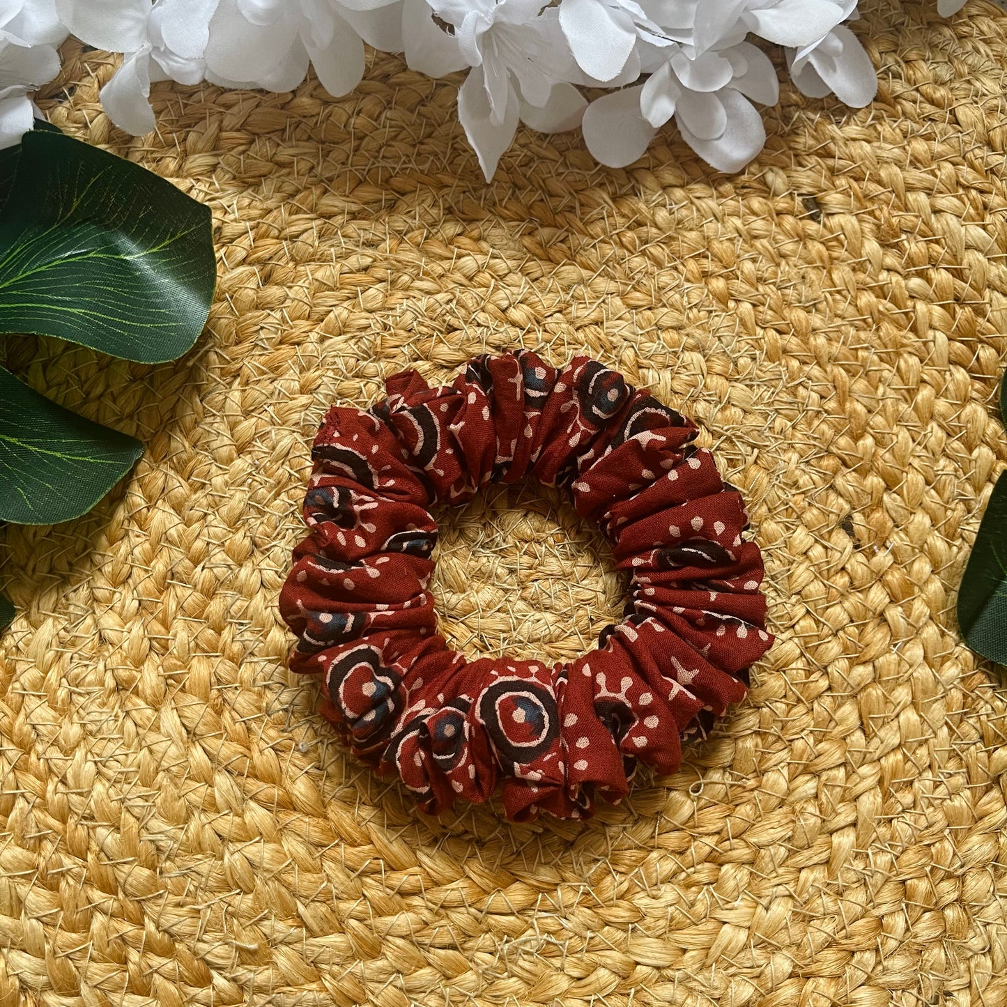 Ajrakh - Traditional Lux XL Scrunchie