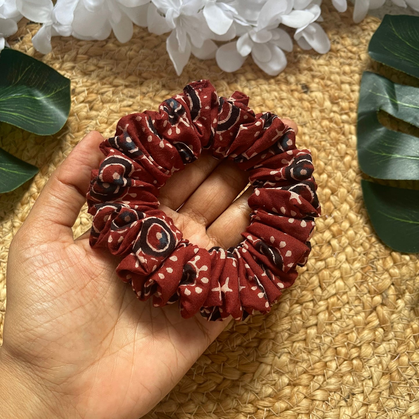 Ajrakh - Traditional Lux XL Scrunchie