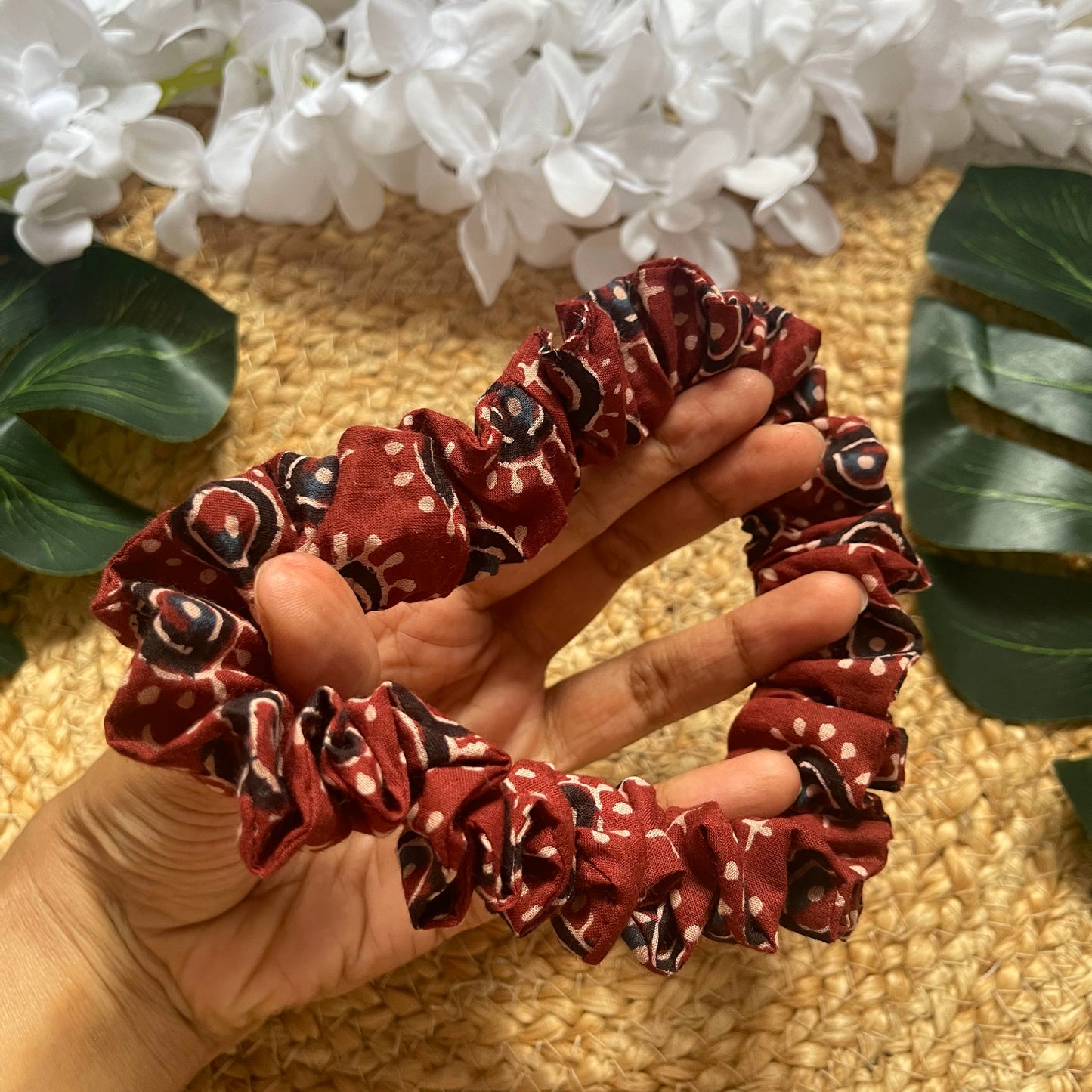 Ajrakh - Traditional Lux XL Scrunchie