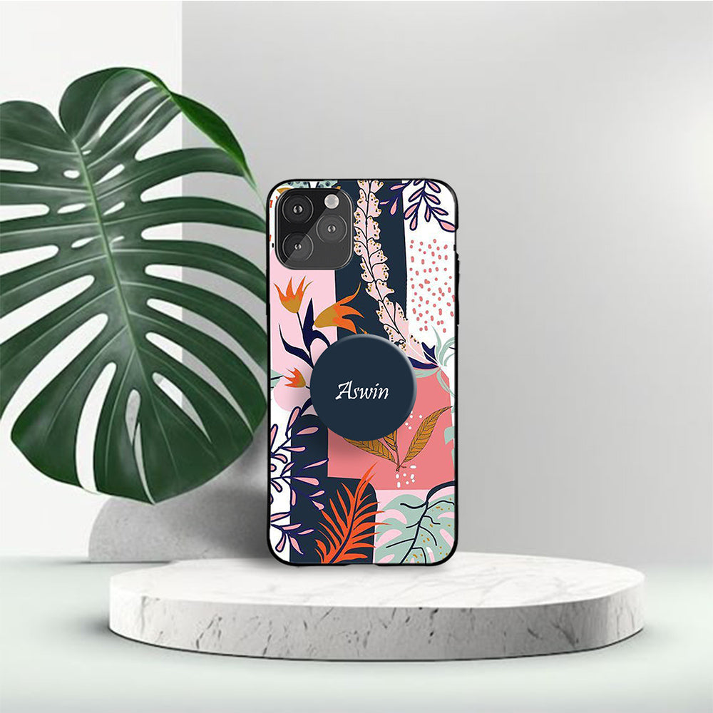 Graphics Floral Design Gripper Case