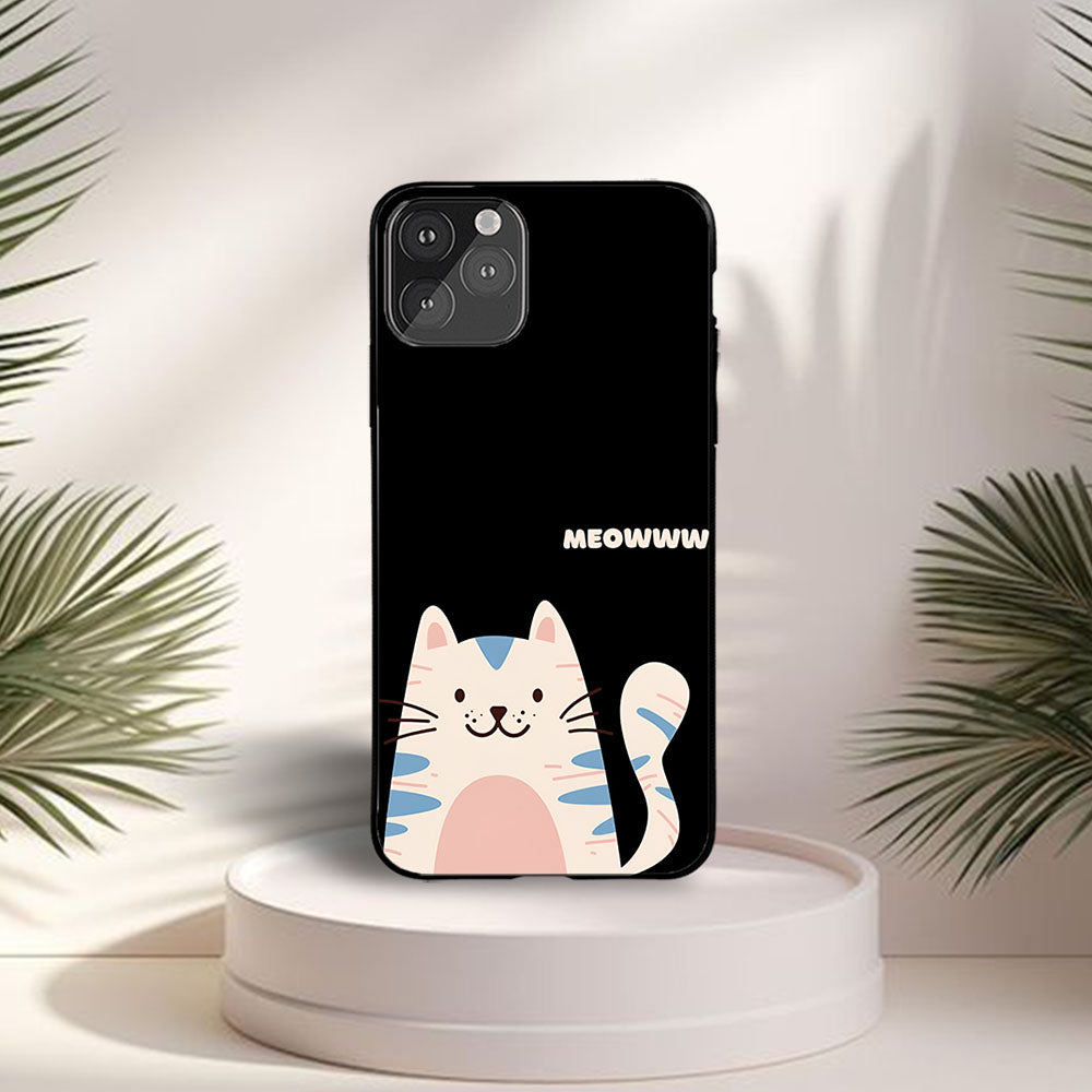 Cat Meow Printed Protective Case