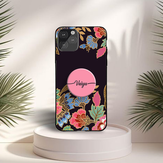 Gripper Case With colorful floral