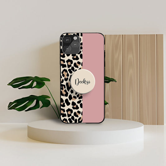 Leopard Name Gripper Case