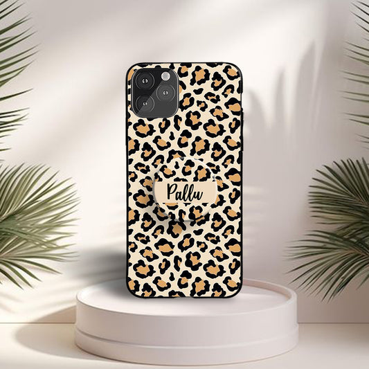 Leopard Gripper Case With Maize Color