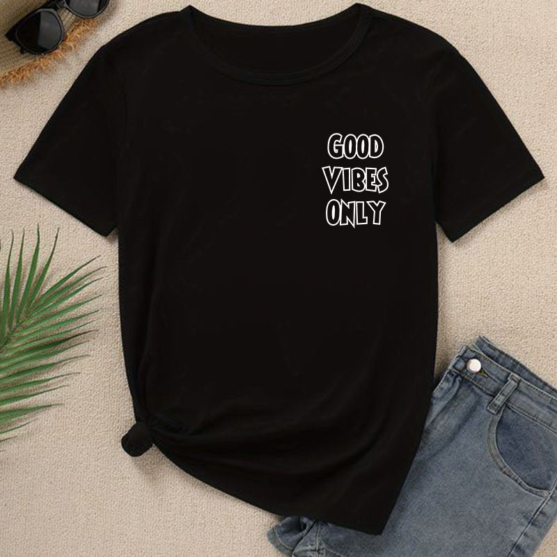 Good Vibes Only Printed Unisex T-Shirt