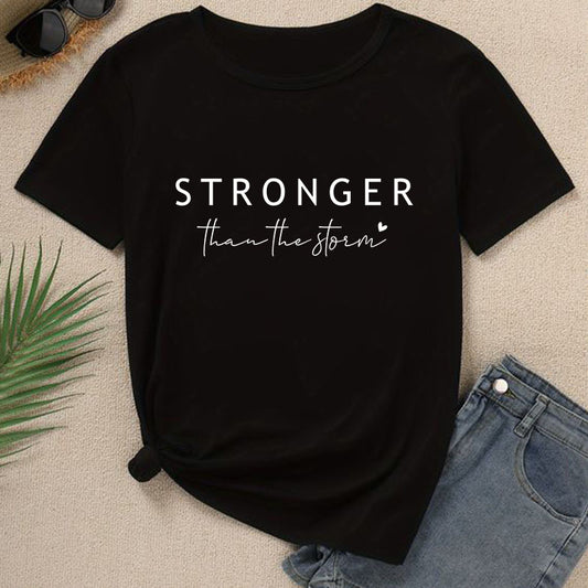 Stronger Than The Storm Printed Unisex T-Shirt