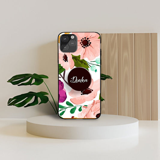 Brown floral Gripper Case