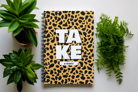 Take A Chance  A5 Spiral Notebook