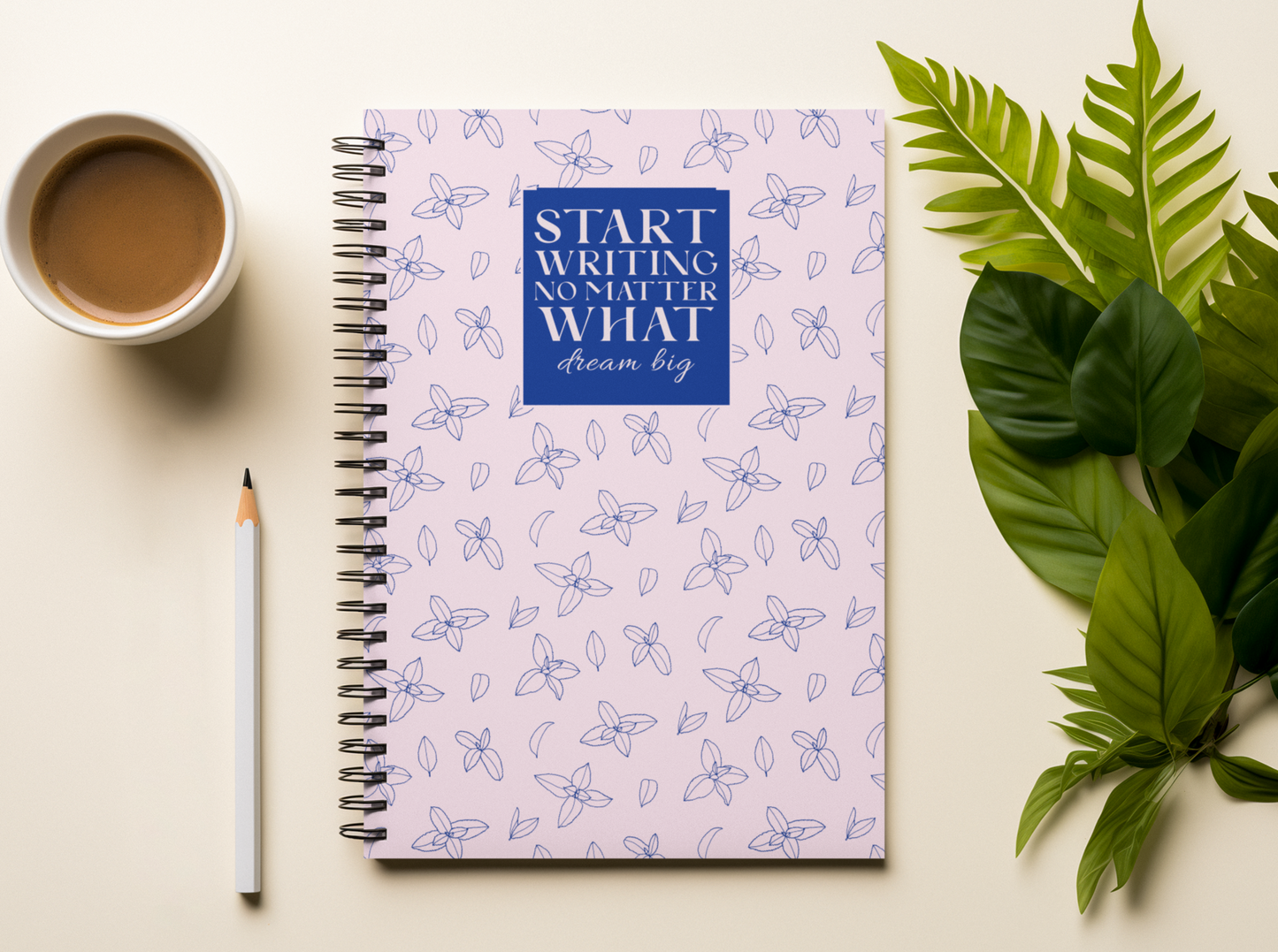 Start Writing A5 Spiral Notebook