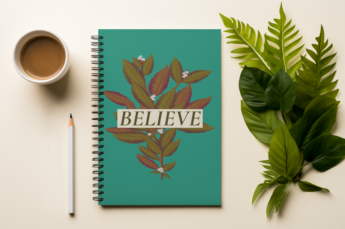 Believe A5 Spiral Notebook