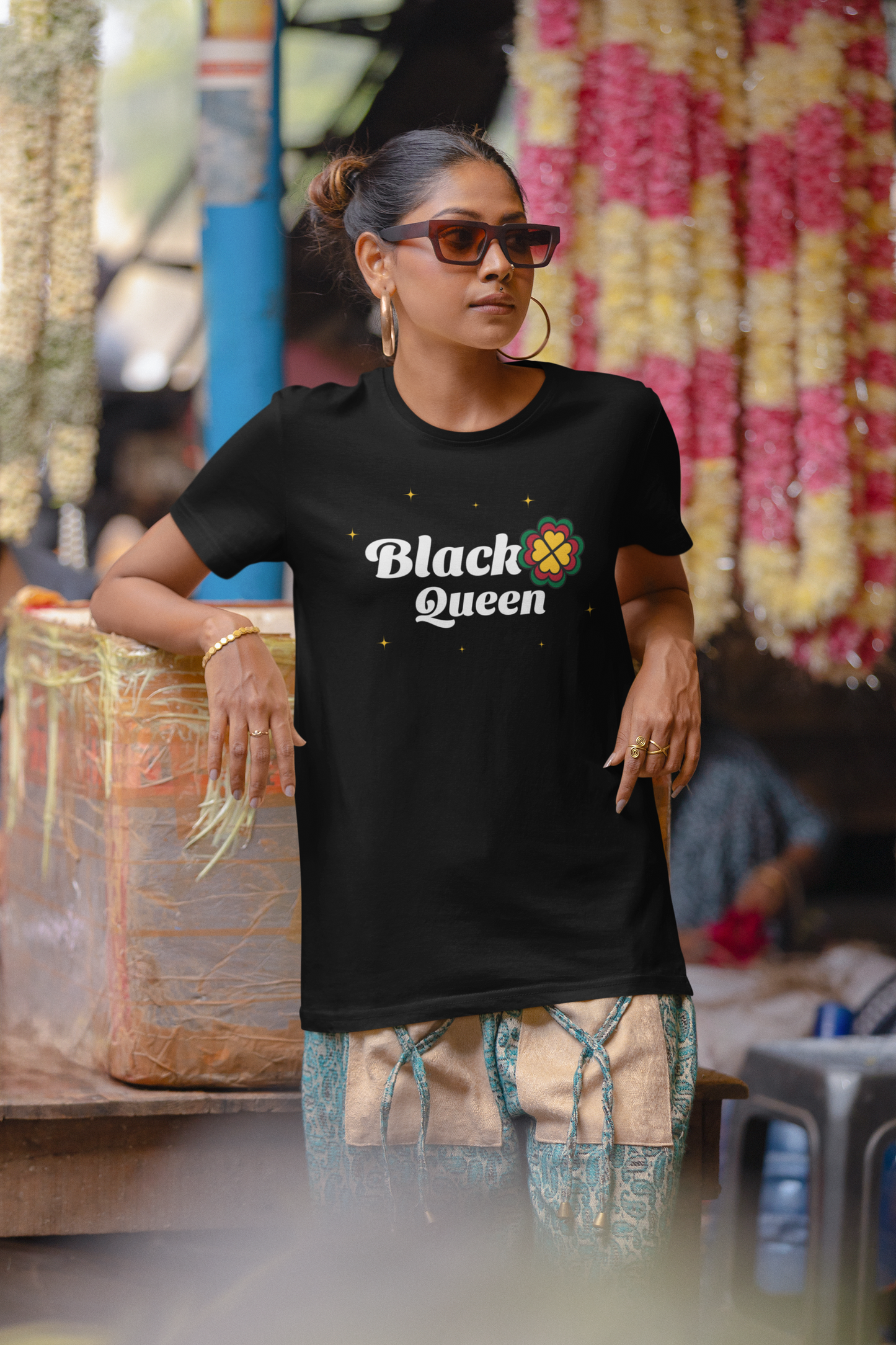 Black queen Printed black Unisex T-Shirt