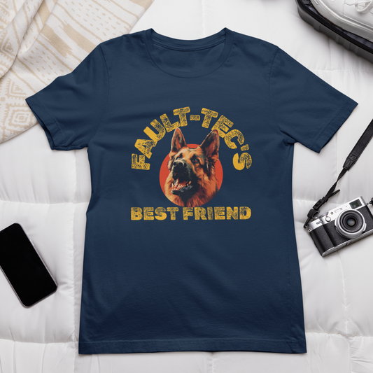 Fault - Tec's best friend Printed navy blue Unisex T-Shirt