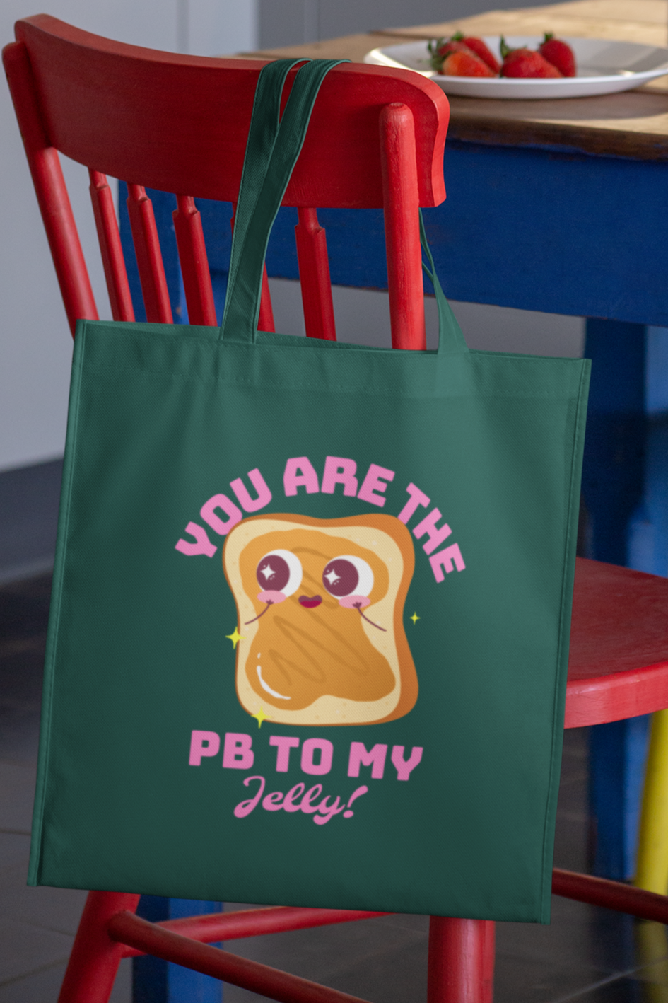 You are the bp to my jelly! Printed Tote Bag