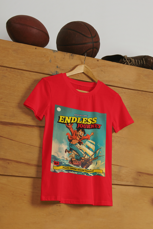 Endless journey Printed red Unisex T-Shirt