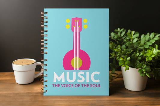 Music A5 Spiral Notebook