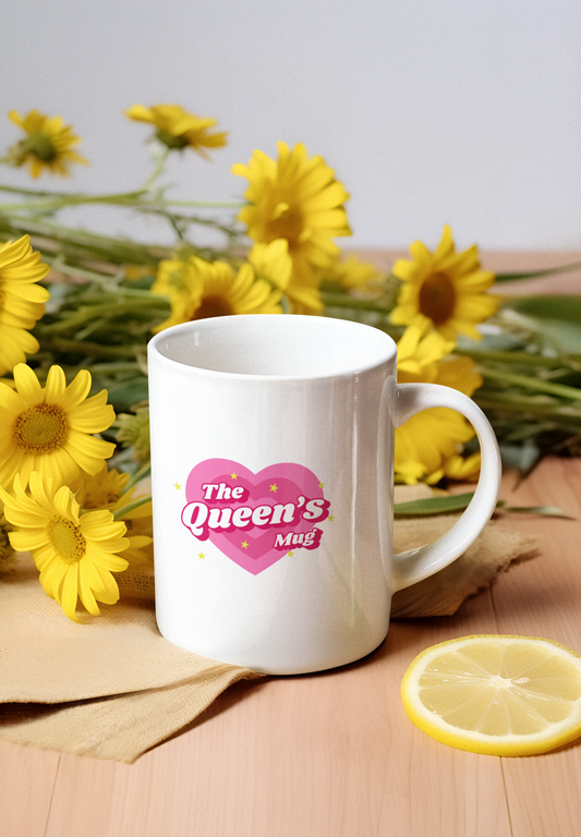 The queen's mug  printed White Coffee Mug