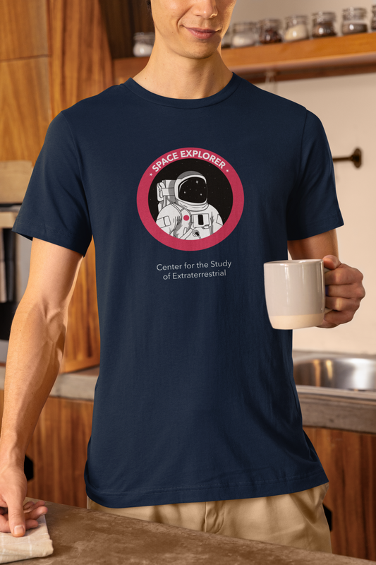 Space explorer Printed navy blue Unisex T-Shirt