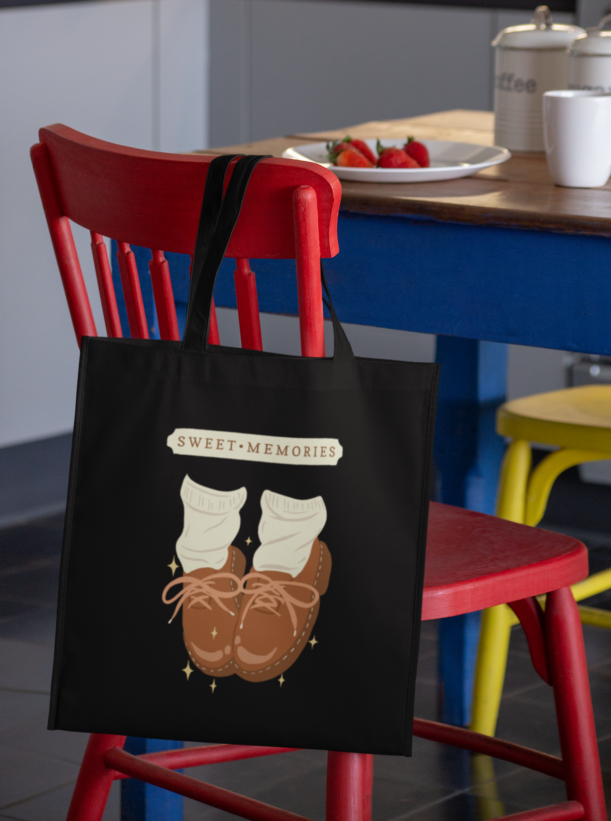 Sweet Memories Printed Tote Bag