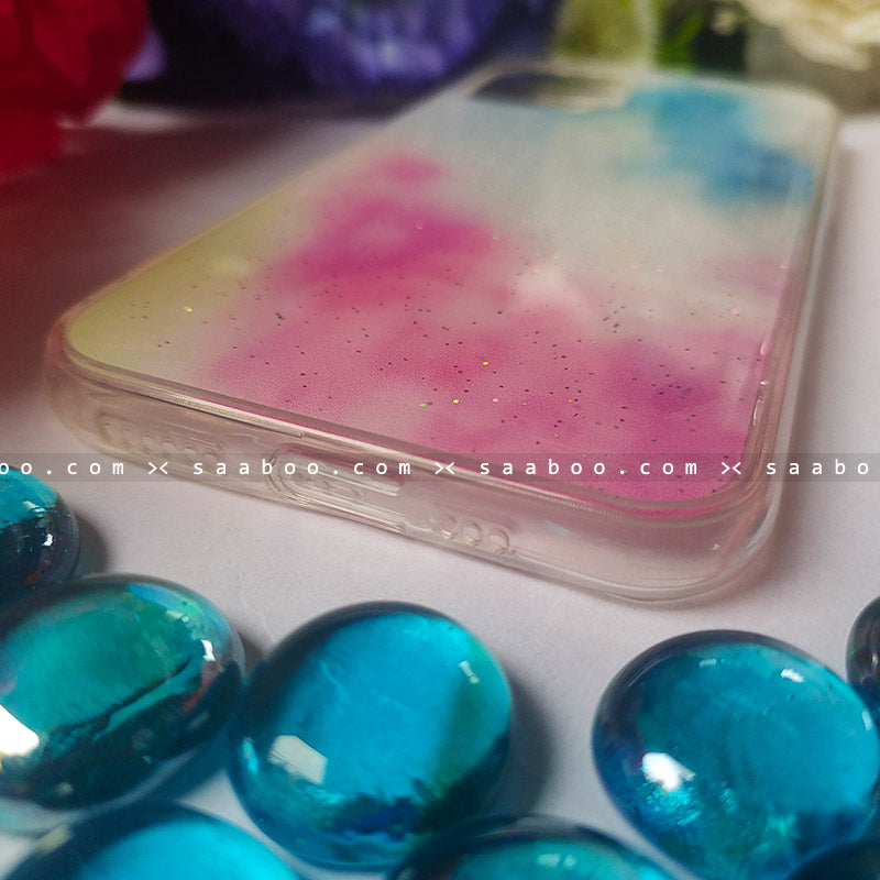 Holi Bling Pattern Name Silicone Case