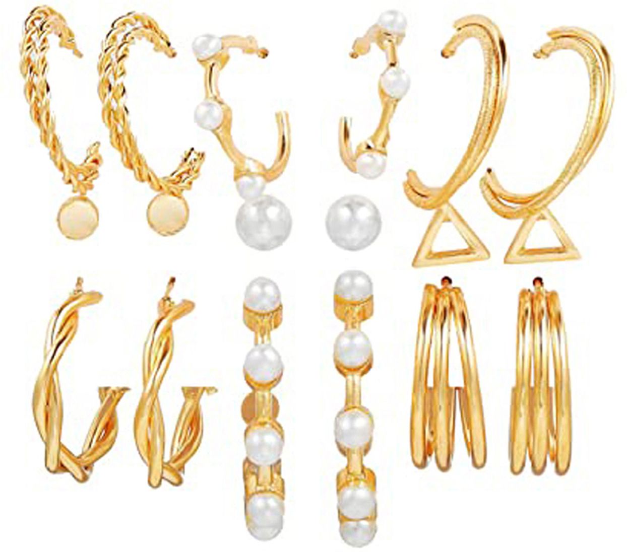 Combo Pack Of Earrings(Pack Of 9)