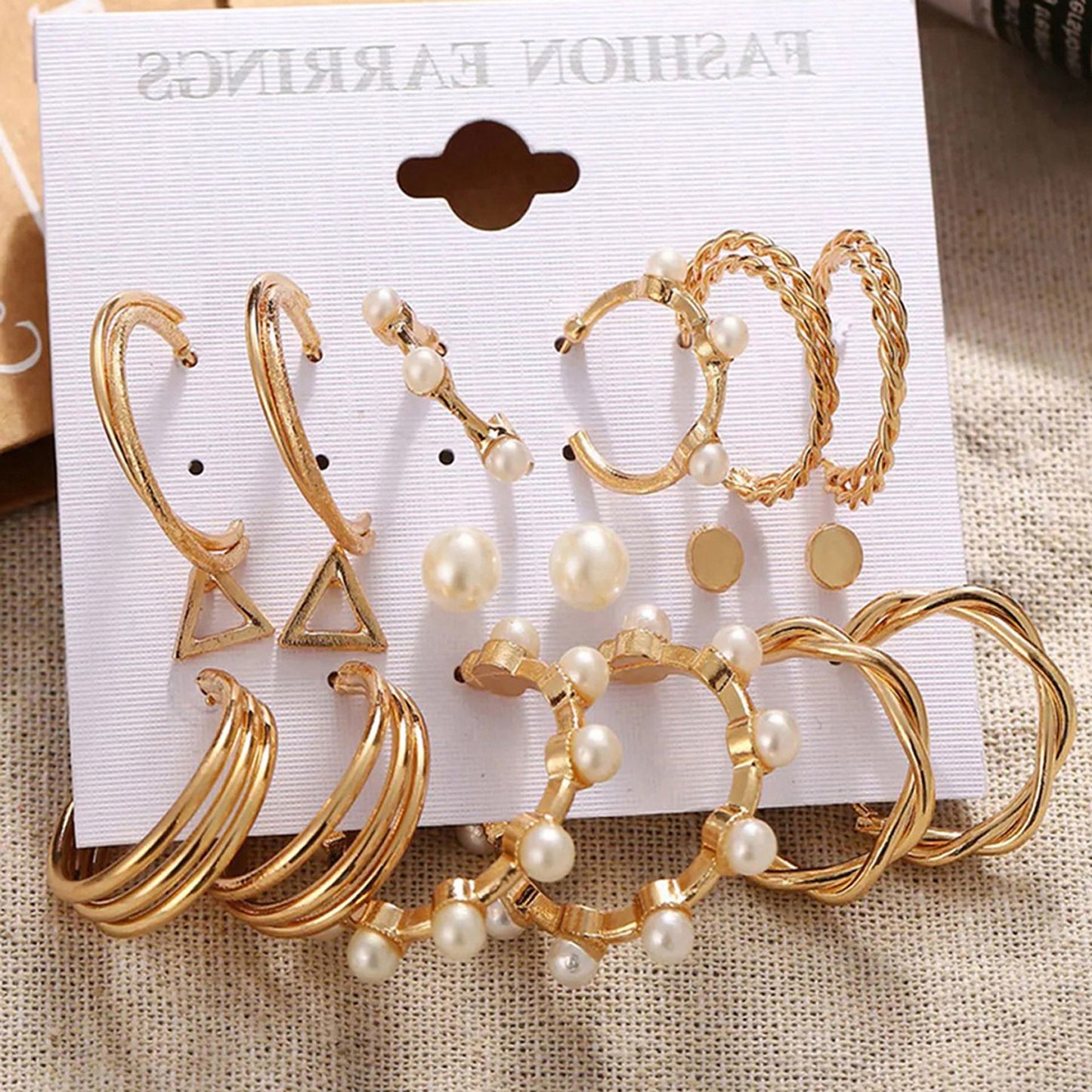 Combo Pack Of Earrings(Pack Of 9)