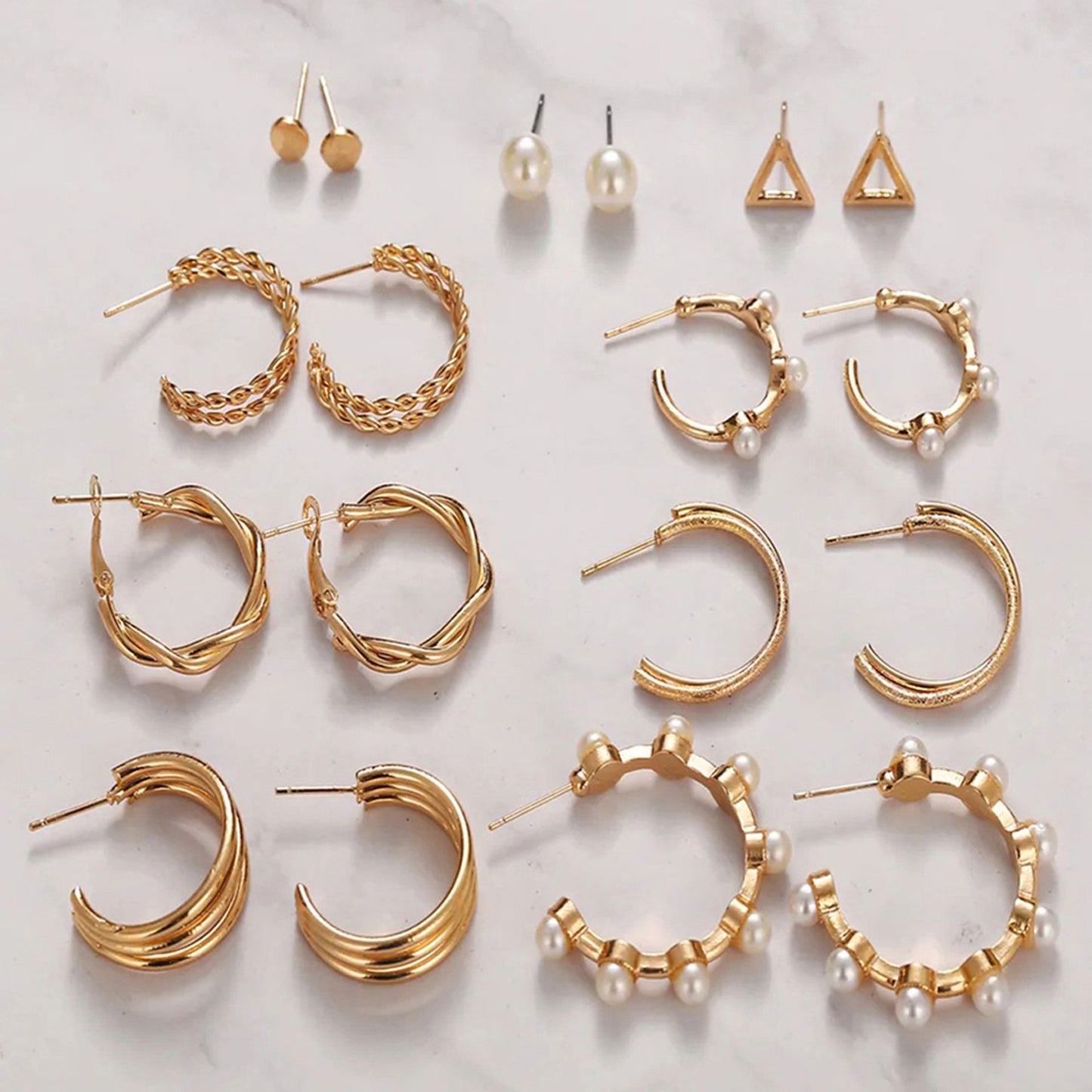 Combo Pack Of Earrings(Pack Of 9)