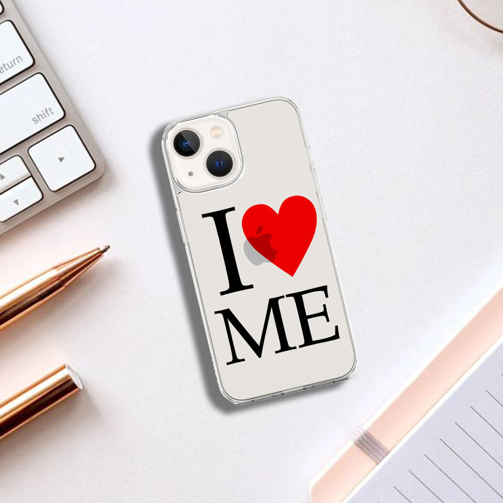 I Love Me Transparent Silicone case