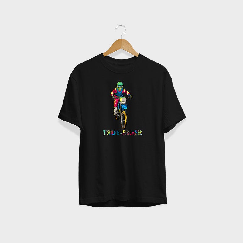 True Rider Black Unisex T-Shirt